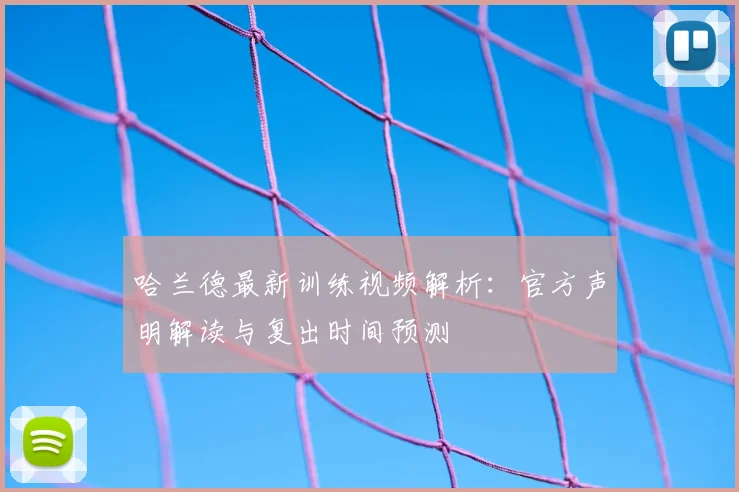哈兰德最新训练视频解析：官方声明解读与复出时间预测